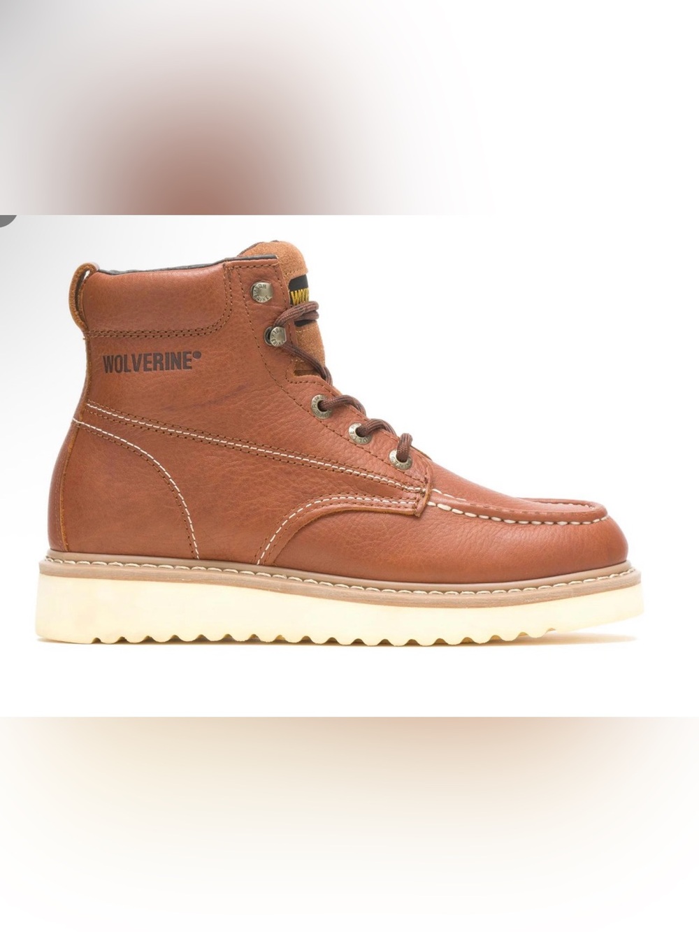 Wolverine Men's Moc Toe 6" EH Work Boots Steel Toe NWT Size 10.5EW